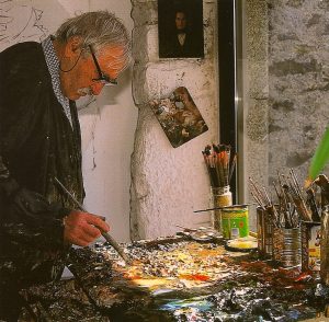 Kawun dans son atelier -1993-